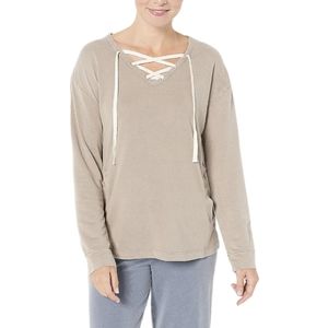 Koolaburra by Ugg Sand Wash French Terry Lace Up Top